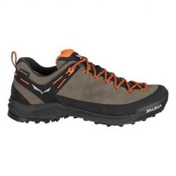 Buty trekkingowe męskie Salewa Wildfire Leather Gtx. Buty trekkingowe męskie Salewa, z materiału, bez zapięcia, trekkingowe. Za 767.00 zł.