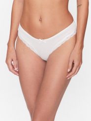 Hunkemöller Figi brazylijskie Lola 192194 Biały. Białe figi damskie Hunkemöller, m, bez wzorów, z syntetyku. Za 39.99 zł.