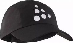 Czapka Pro Run Craft. Czarne czapki męskie Craft, na lato, bez wzorów, z materiału, klasyczne. Za 128.55 zł.