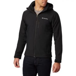Columbia Kurtka Cascade Ridge Iii 2090412010. Czarne kurtki męskie Columbia, m, bez wzorów, z softshellu, sportowe, bez kaptura. Za 387.99 zł.