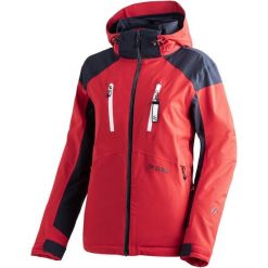 Damska kurtka narciarska Maier Sports Vratna. Czerwone kurtki damskie Maier Sports, bez wzorów, z materiału, bez kaptura, narciarskie. Za 1,451.95 zł.