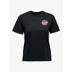 Koszulka bawełniana damska Black Diamond Rope Badge SS Tee. Czarne bluzki sportowe damskie Black Diamond, bez wzorów, z bawełny, bez ramiączek. Za 135.99 zł.