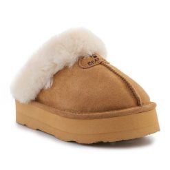 Kapcie Damskie Ocieplane BearPaw Retro Loki 2487W-245 beżowe beżowy. Brązowe kapcie damskie z gumy. Za 544.84 zł.