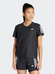 Adidas Koszulka techniczna Own The Run IN2961 Czarny Regular Fit. Czarne bluzki sportowe damskie Adidas, m, bez wzorów, z syntetyku, bez ramiączek. Za 149.99 zł.