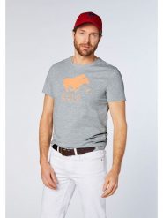 Polo Sylt Koszulka w kolorze szarym rozmiar: L. Szare koszulki polo męskie Polo Sylt, l, bez wzorów, bez ramiączek. Za 61.45 zł.