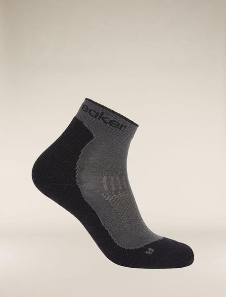 ICEBREAKER Skarpety damskie W Merino Hike+ Light Mini obsidian/black-S. Czarne skarpetki damskie Icebreaker, bez wzorów, z lycry. Za 119.20 zł.