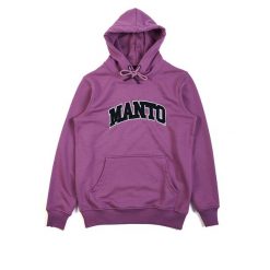 Bluza sportowa męska Manto Varsity z kapturem. Czerwone bluzy sportowe męskie Manto, bez wzorów, casualowe, bez kołnierzyka, bez ramiączek. Za 189.99 zł.