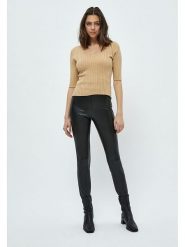Peppercorn Legginsy "Linette" w kolorze czarnym ze skóry syntetycznej rozmiar: S. Czarne legginsy damskie Peppercorn, s, bez wzorów, ze skóry. Za 119.95 zł.