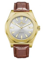 ALAIN ASTER Zegarek kwarcowy w kolorze złoto-brązowym rozmiar: onesize. Brązowe, analogowe zegarki męskie ALAIN ASTER, ze stali. Za 1,130.99 zł.