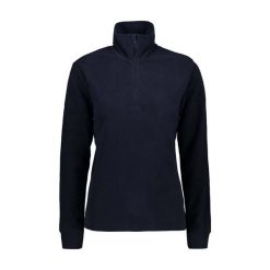 Bluza polarowa damska CMP. Niebieskie bluzy bez kaptura damskie CMP, z polaru. Za 119.99 zł.