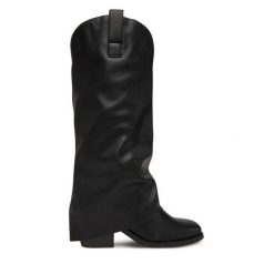 Botki Call It Spring. Czarne botki damskie Call It Spring, bez obcasa, na słupku, bez zapięcia. Za 379.99 zł.