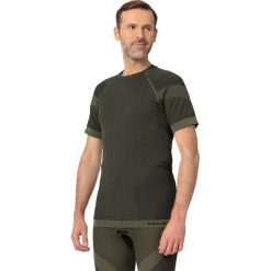 T-shirt turystyczny termoaktywny męski Tagart Woodsman z jonami srebra. Zielone bielizna termoaktywna męska tagart, m, bez wzorów, bez kołnierzyka. Za 179.00 zł.