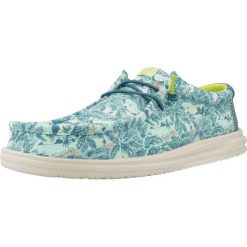 Buty HEY DUDE WALLY H2O TROPICAL Niebieski. Niebieskie buty fitness męskie Hey dude, na fitness i siłownię. Za 263.99 zł.