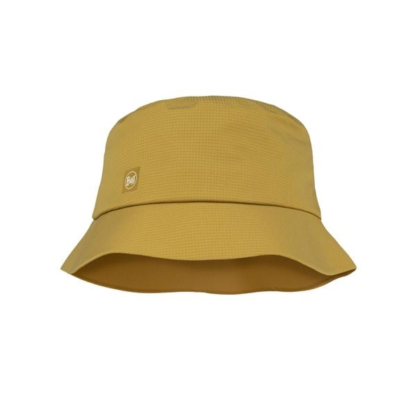 Kapelusz BUFF RAIN BUCKET HAT SOLID GINGKO. Żółte kapelusze damskie Buff, na lato, bez wzorów. Za 219.90 zł.