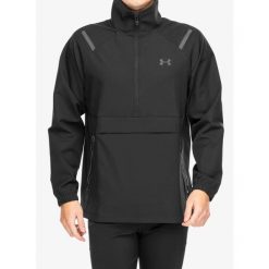 Kurtka wiatrówka męska Under Armour Unstoppable Left Chest Anorak. Czarne kurtki męskie Under Armour, m, bez wzorów, z softshellu, sportowe, bez kaptura. Za 354.99 zł.