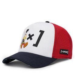 Czapka z daszkiem Capslab. Białe czapki z daszkiem damskie CapsLab, bez wzorów. Za 152.99 zł.