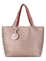 Ilse Jacobsen Dwustronny shopper bag w kolorze beżowo-pomarańczowym - 46 x 32 cm rozmiar: onesize. Brązowe shopper bag damskie Ilse Jacobsen, bez wzorów, z materiału, na ramię, bez dodatków. Za 156.98 zł.