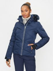 Rossignol Kurtka narciarska Staci Pearly RLMWJ40 Granatowy Regular Fit. Niebieskie kurtki narciarskie i snowboardowe damskie Rossignol, xs, bez wzorów, z syntetyku, bez kaptura, narciarskie. Za 989.00 zł.