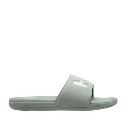 Klapki damskie Helly Hansen Slide. Zielone klapki damskie Helly Hansen, bez wzorów, z materiału, bez obcasa. Za 183.25 zł.