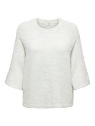 JDY Sweter "Elanora" w kolorze białym rozmiar: L. Białe swetry klasyczne damskie JDY, l, bez kołnierzyka. Za 97.05 zł.