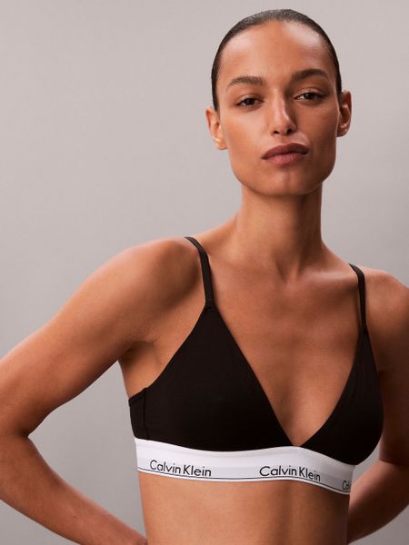 Calvin Klein Biustonosz - usztywniany Kobiety Bawełna czarny, XL. Czarne biustonosze CALVIN KLEIN, bez wzorów, z bawełny. Za 189.95 zł.