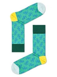 Happy Socks Skarpety "Dressed Office Chair Crew" w kolorze zielonym rozmiar: 39-42. Zielone skarpetki męskie Happy Socks, bez wzorów, prążkowane. Za 48.28 zł.