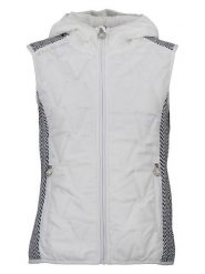 Peak Mountain Kamizelka pikowana w kolorze biało-czarnym rozmiar: M. Białe kamizelki damskie Peak Mountain, m. Za 173.99 zł.