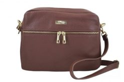 Listonoszka skórzana BARBERINI'S 979-6 brązowa. Brązowe shopper bag damskie Barberinis, bez wzorów, ze skóry, duże, bez dodatków. Za 229.99 zł.
