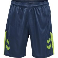 Szorty Hummel hmlLEAD trainer. Niebieskie szorty męskie HUMMEL, bez kołnierzyka. Za 157.50 zł.