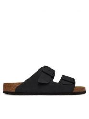 Birkenstock Klapki Arizona Wire Buckle 1031697 Czarny. Czarne klapki i japonki męskie Birkenstock, z nubiku. Za 599.99 zł.