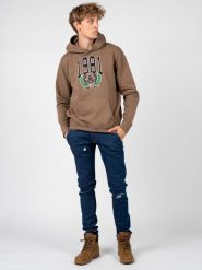 Guess Bluza | M2RQ01KAUK0 | Mężczyzna | Brązowy. Brązowe bluzy bez kaptura męskie Guess, m, z bawełny. W wyprzedaży za 239.00 zł.