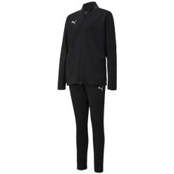 Dres Puma Ftblplay Youth Tracksuit Jr 656819-06. Czarne spodnie dresowe damskie Puma, bez wzorów, z dresówki. Za 159.99 zł.