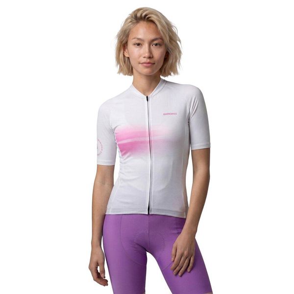 Damska ultralekka koszulka rowerowa Kolarstwo Siroko M3-W NRC White. Białe topy sportowe damskie SIROKO, l, bez wzorów, z elastanu, bez ramiączek. Za 254.00 zł.