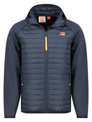 Geographical Norway Kurtka pikowana "Donald" w kolorze granatowym rozmiar: S. Niebieskie kurtki męskie Geographical Norway, s, bez wzorów, bez kaptura. Za 161.73 zł.