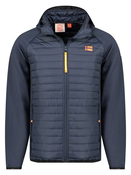 Geographical Norway Kurtka pikowana "Donald" w kolorze granatowym rozmiar: S. Niebieskie kurtki męskie Geographical Norway, s, bez wzorów, bez kaptura. Za 161.73 zł.