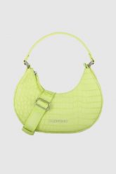 VALENTINO Żółta torebka o kształcie księżyca coconut hobo bag. Żółte listonoszki damskie Valentino by Mario Valentino, bez wzorów, ze skóry, bez dodatków. W wyprzedaży za 521.99 zł.