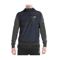 Bluza z kapturem Bullpadel Jubon. Czarne bluzy z kapturem męskie bullpadel, s, prążkowane. Za 261.35 zł.