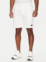 Emporio Armani Underwear Szorty materiałowe EM000591 AF12336 U0002 Biały Regular Fit. Białe szorty męskie Emporio Armani Underwear, z bawełny, bez kołnierzyka. Za 319.99 zł.