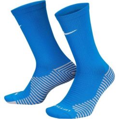 Skarpety piłkarskie uniseks Nike Strike Crew WC22. Niebieskie skarpetki damskie Nike, bez wzorów. Za 84.40 zł.