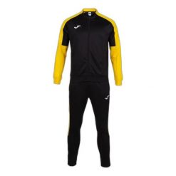 Dres Joma Eco Championship. Czarne spodnie dresowe damskie Joma, bez wzorów, z dresówki. Za 391.50 zł.