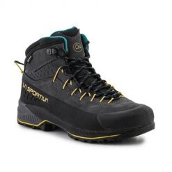 Buty trekkingowe męskie La Sportiva Tx4 Evo Mid Gtx. Czarne buty trekkingowe męskie La Sportiva, z materiału, za kostkę, bez zapięcia, wspinaczkowe. Za 884.45 zł.