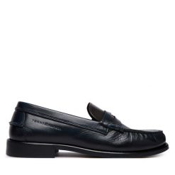 Lordsy Tommy Hilfiger. Niebieskie mokasyny męskie Tommy Hilfiger. Za 649.99 zł.