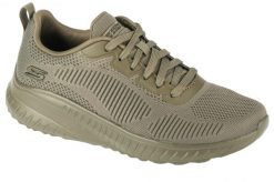 Buty sportowe Sneakersy damskie, Bobs Squad Chaos - Face Off. Zielone buty sportowe na co dzień damskie Skechers, bez wzorów, z materiału, trekkingowe. Za 269.99 zł.