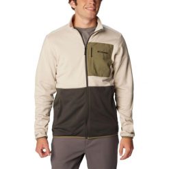 Bluza polarowa męska Columbia Hike Full Zip. Brązowe bluzy bez kaptura męskie Columbia, l, z polaru. Za 399.00 zł.