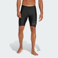 Szorty Big Bars Swim. Białe szorty męskie Adidas, m, z materiału, do pływania. Za 169.99 zł.