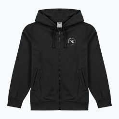 Bluza męska Diadora Hoodie FZ Essential Sport. Czarne bluzy sportowe męskie Diadora, m, z bawełny. Za 169.99 zł.
