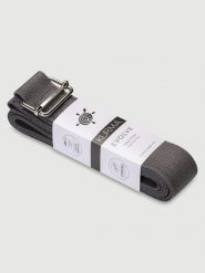 Pasek do jogi Kurma. Szare paski męskie KURMA, bez wzorów, z materiału, biznesowe. Za 59.00 zł.