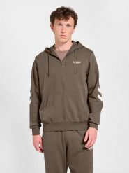 Bluza z kapturem Hummel Legacy. Niebieskie bluzy z kapturem męskie HUMMEL, m, z bawełny. Za 319.00 zł.