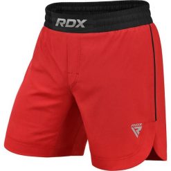 Spodenki treningowe męskie RDX T15. Czerwone szorty męskie RDX SPORTS, bez kołnierzyka. Za 139.99 zł.