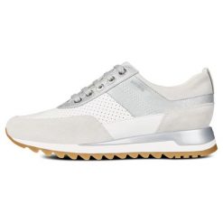 Geox tenisówki damskie Tabelya 38 białe. Białe trampki i tenisówki damskie Geox, bez wzorów. W wyprzedaży za 459.00 zł.